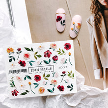 Load image into Gallery viewer, IBDI NAILS slider - 3D32 - 3d florals