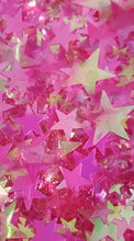 Load image into Gallery viewer, MIXED SIZE PINK STARS 5ML pot