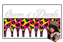 Load image into Gallery viewer, Broken Hearted - Pink &amp; Yellow NAIL WRAP