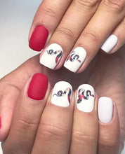 Load image into Gallery viewer, IBDI NAILS slider - 467 - Floral &amp; Stripe Snakes