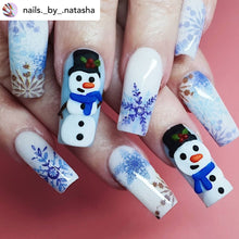 Load image into Gallery viewer, Negative Space Snowflakes