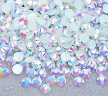 Load image into Gallery viewer, 3mm Jelly Crystals (qty 200) - WHITE JELLY AB