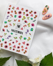 Load image into Gallery viewer, NOGTEMODA Nail stickers 077 - Pretty Little Florals