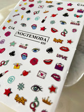 Load image into Gallery viewer, NOGTEMODA Nail stickers 035 - Summer Pop Art