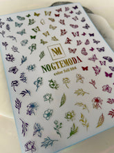 Load image into Gallery viewer, COLOR FOIL 004 Rainbow Metallic butterflies