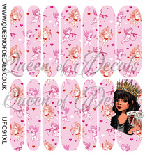 Load image into Gallery viewer, Pink Cupid NAIL WRAP