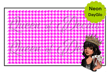 Load image into Gallery viewer, Neon/Day GLO Houndtooth