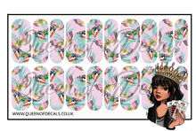 Load image into Gallery viewer, Pastel Butterfly NAIL WRAP