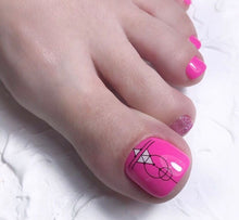 Load image into Gallery viewer, IBDI NAILS - AIR  slider 134 - Black and White Geo