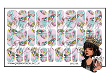 Load image into Gallery viewer, Pastel Butterfly NAIL WRAP