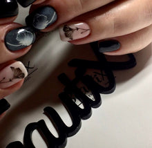 Load image into Gallery viewer, IBDI NAILS - AIR  slider 112 - White flowers &amp; Butterflies