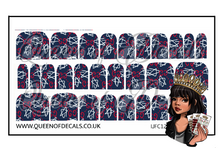 Load image into Gallery viewer, GG logo &amp; Star NAIL WRAP