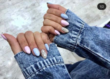 Load image into Gallery viewer, IBDI NAILS - AIR  slider 134 - Black and White Geo