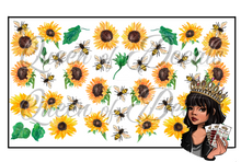 Load image into Gallery viewer, Watercolour Sunflowers &amp; Bee’s