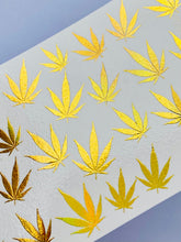 Load image into Gallery viewer, Metallic Hemp leaves