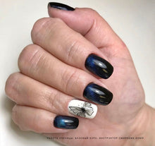 Load image into Gallery viewer, IBDI NAILS - AIR  slider 124 - Black Butterflies and dragonflies