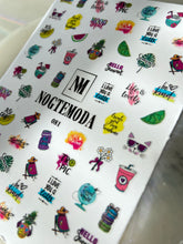 Load image into Gallery viewer, NOGTEMODA Nail stickers 081 - Summer Holidays