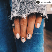 Load image into Gallery viewer, NOGTEMODA Nail stickers 033 Black Abstract