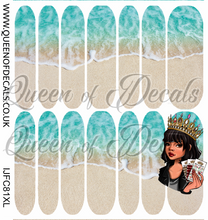 Load image into Gallery viewer, Beachy Keen NAIL WRAP