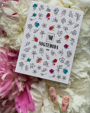 Load image into Gallery viewer, NOGTEMODA Nail stickers 080 - Floral Sketches