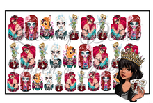 Load image into Gallery viewer, OFFICIAL Miss Cherry Martini/Queen of decals collaboration ‘ALTERNATIVE PRINCESSES 2’