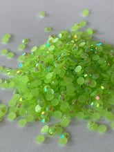 Load image into Gallery viewer, 3mm Jelly Crystals (qty 200) - LIME JELLY AB