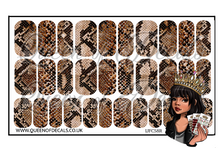 Load image into Gallery viewer, Fake Snake NAIL WRAP