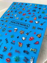 Load image into Gallery viewer, NOGTEMODA Nail stickers 038 - Rock &amp; Roller