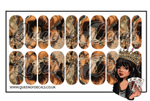 Load image into Gallery viewer, Brown Marble NAIL WRAP