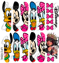 Load image into Gallery viewer, Full Cover Hand Drawn Fab5