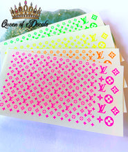 Load image into Gallery viewer, Neon/Day GLO logoLV decal