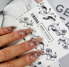Load image into Gallery viewer, IBDI NAILS - AIR  slider 166 - Black Alcohol Inky