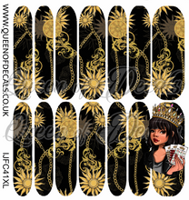 Load image into Gallery viewer, Sun &amp; Lockets NAIL WRAP