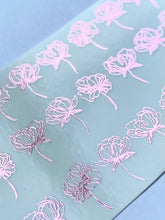 Load image into Gallery viewer, Metallic Floral Sketches
