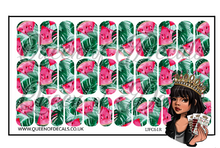 Load image into Gallery viewer, Juicy Pink Watermelon NAIL WRAP