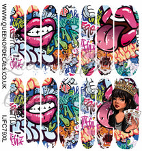 Load image into Gallery viewer, Graffiti NAIL WRAP