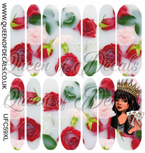Load image into Gallery viewer, Rose Bath NAIL WRAP