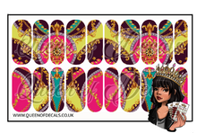 Load image into Gallery viewer, Brocade Bright NAIL WRAP