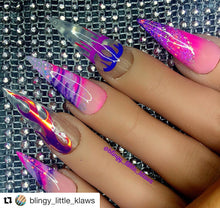 Load image into Gallery viewer, Holographic ghost flame Decals