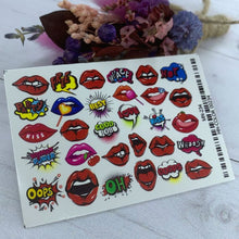 Load image into Gallery viewer, MilliArt Nails - Comic Lips