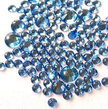 Load image into Gallery viewer, Light Sapphire Nail Crystals (mixed sizes x145)