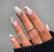 Load image into Gallery viewer, IBDI NAILS slider - AIR FOIL 13 - Gold &amp; Black Floral Sketches