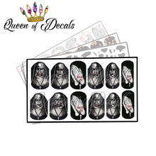 Load image into Gallery viewer, ‘The Nun’ collaboration decal with ‘Natasha Newton’