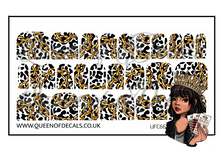 Load image into Gallery viewer, Leopard &amp; Chunky Chain NAIL WRAP