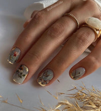 Load image into Gallery viewer, IBDI NAILS slider AIR FOIL 27 - Small Metallic florals
