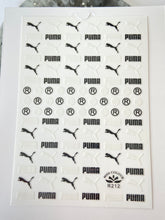 Load image into Gallery viewer, BLACK &amp; WHITE logo stickers - Sports/Puma