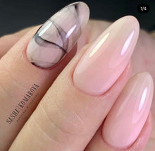 Load image into Gallery viewer, IBDI NAILS - AIR  slider 166 - Black Alcohol Inky
