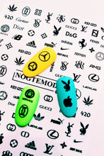 Load image into Gallery viewer, NOGTEMODA Nail stickers 053 logos