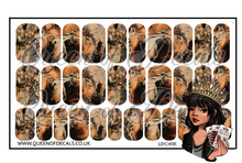 Load image into Gallery viewer, Brown Marble NAIL WRAP