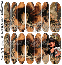 Load image into Gallery viewer, Brown Marble NAIL WRAP
